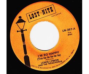 LEWIS LYMON & TEENCHORDS - i'm so happy / lydia 45 rpm single