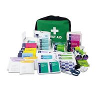 Lewis-Plast Kit Pronto Soccorso 309 Pezzi - Include Bendaggi, Cerotti, Collirio, Guanti, Pacchi Ghiaccio, Maschere Rianimazione - Borsa Medica Pronto Soccorso Conforme Norme Europee