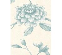 Lewis & Wood Carta da parati Jasper Peony - Aqua