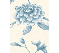 Lewis & Wood Carta da parati Jasper Peony - China Blue
