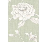 Lewis & Wood Carta da parati Jasper Peony - Eau de Nil