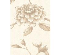 Lewis & Wood Carta da parati Jasper Peony - Mocha