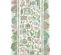 Lewis & Wood Carta da parati Ravi Ribbon - Pistachio Rose
