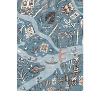 Lewis & Wood Carta da parati Utopia - Blue Almond