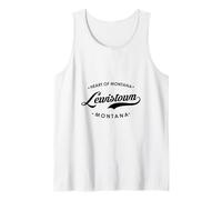 Lewistown Montana MT Heart of Montana per Uomo e Donna. Canotta