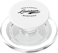 Lewistown Montana MT Heart of Montana per uomo e donna. PopSockets PopGrip per MagSafe