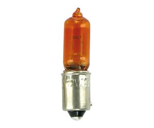 LEWM 12V Lampada Alogena Micro - H21w - 21W - Bay9s - 2 Pz - D/Blister - Arancio