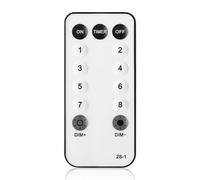 Lewondr Telecomando, Strisce LED Multifunzione Con Telecomando Per Puntale Albero Natale Con Adattatore, Controller LED 13 Tasti Con Timer 6H, 8 Modalità Illuminazione 4 Livelli Luminosità