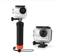 LEWOTE Custodia Impermeabile e Impugnatura Galleggiante Compatibile con Insta360 GO 3S, Custodia Protettiva Subacquea con Accessori per Staffa