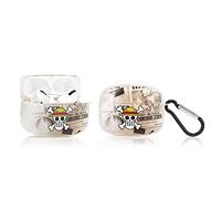 LEWOTE Custodia in Silicone Compatibile con Airpods Pro e Pro 2 Funny Cute Cartoon 3D Case Cover (Skull)