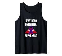 Lewy Body Demenza Superhero Warrior Fighter Nastro Viola Canotta