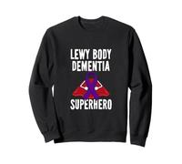 Lewy Body Demenza Superhero Warrior Fighter Nastro Viola Felpa