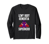 Lewy Body Demenza Superhero Warrior Fighter Nastro Viola Maglia a Manica