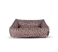 Lex & max Nairobi - Cesta per cani con stampa pantherprint, 80 x 65 cm