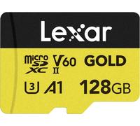 Lexar 128GB GOLD UHS-II microSDXC V60 U3 A1 UHS-II