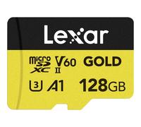 Lexar 128GB GOLD UHS-II microSDXC V60 U3 A1 UHS-II