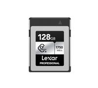 Lexar 128GB Professional CFexpress Type B Silver Series Memory Card for Photographers Videographers Up to 1750/1300 MB/s 8K Video (LCXEX