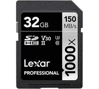 Lexar 150 MB/s 128 GB di Memoria SD da 32 GB ad Alta velocità 1000 x Scheda SD 64 GB 256 GB SDHC/XC uhs-II U3 GB Scheda di Memoria per 3D 4 K 128 GB