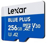Lexar - 256gb Microsdxc Plus-blue/white Lexar