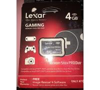 Lexar 4GB Memoria Stick Pro Duo Segno 2 per Psp Import Giappone Video Gioco 3192