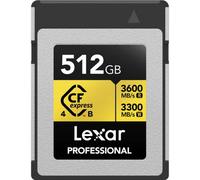 Lexar 512GB Professional GOLD CFexpress 4.0 Type B Memory Card