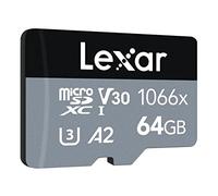 LEXAR 64GB MICROSDXC HIGH-PERFORMANCE 1066X UHS-I C10 A2 V30 U3