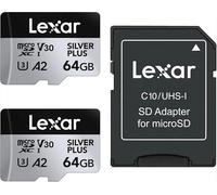 Lexar - 64gb Microsdxc Plus Bipack-silver Lexar