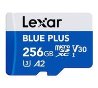 Lexar microSDXC Blue Plus UHS-I V30 Lettura 170MB/s con adattatore SD 256 GB