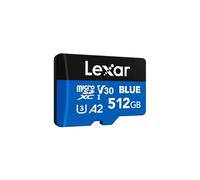 Lexar Blue Scheda Micro SD 512GB, fino a 160 MB/s, scheda microSDXC UHS-I