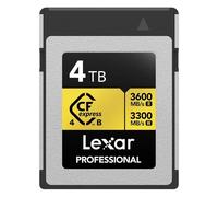 LEXAR Carta CFexpress PRO Type B Gold 4.0 serie 4To R3600/W3300 - Nouvo