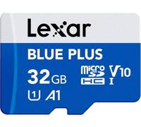 Lexar microSDHC Blue Plus UHS-I V10 Lettura 100MB/s con adattatore SD 32 GB