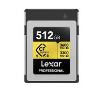 Lexar cf express tipo b 512gb 3600mb/sec gold 4.0