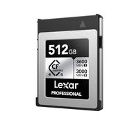 Lexar CFexpress 4.0 Type B da 512 GB - Lettura Fino a 3600 MB/s, Scrittura Fino a 3000 MB/s - Scheda di Memoria per Video RAW 8K, Compatibile con Fotocamere DSLR, Mirrorless e XQD
