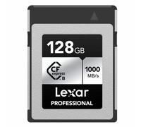 Lexar CFexpress Professional 128GB, Tipo B, 1000MB/s, per registrare video 4k, Serie Silver, Grigio