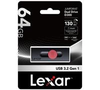 Lexar chiavetta USB 64GB OTG D300 USB Type-C e Type-A veloce