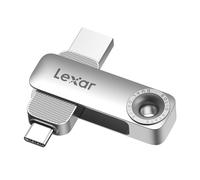 Lexar D50E 128GB Solid State Dual Drive, USB Flash Drive Fino a 400MB/s Lettura, 360MB/s Scrittura Ad Alte Prestazioni, USB-C & USB-A, Alloggiamento in Metallo Design Girevole, Compatibile con iPhone