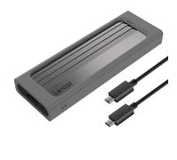 Lexar E300 M.2 PCIe NVMe SSD Enclosure Adapter USB 3.2 Gen 2 (10 Gbps) Compatibile con M/B&M Key, Unità a Stato Solido Tipo C Supporto Custodia Senza Strumenti UASP Trim NVMe SSD 2230/2242/2260/2280