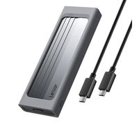 Lexar E300 M.2 PCIe NVMe SSD Enclosure Adapter USB 3.2 Gen 2 (10 Gbps) Compatibile con M/B&M Key, Unità a Stato Solido Tipo C Supporto Custodia Senza Strumenti UASP Trim NVMe SSD 2230/2242/2260/2280