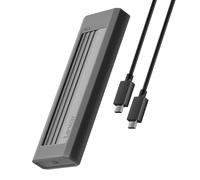 Lexar E350 M.2 PCIe NVMe/SATA SSD Enclosure Adapter USB 3.2 Gen 2 (10 Gbps) , M/B&M Key, Unità a Stato Solido Tipo C Supporto Custodia Senza Strumenti UASP Trim NVMe SSD 2230/2242/2260/2280