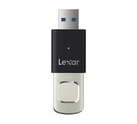 Lexar JumpDrive Fingerprint F35 PRO - Chiavetta USB 3.0 da 64 GB, fino a 300 MB/s in lettura/150 MB/s in scrittura, chiavetta USB, 10 ID impronte digitali consentiti, unità USB per computer/PC/laptop