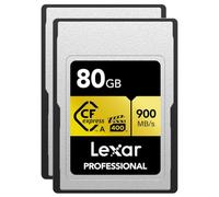 Lexar Gold Series - Scheda di memoria professionale CFexpress da 80 GB, tipo A, confezione da 2