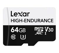 Lexar - Microsdhc High End. 64gb-black/white Lexar