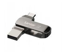 Lexar® JumpDrive® D400 USB 3.1 Type-C Dual Slot PenDrive in metallo - per telefono e computer. Alloggiamento in alluminio, 128 GB