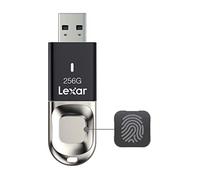 Lexar JumpDrive Fingerprint F35 Chiavetta USB 256 GB, Pen Drive USB 3.0, Fino a 300 MB/s in Lettura, Memoria USB Stick per PC, Laptop, Esterna, Foto, Video (non compatibile con Mac OS) (LJDF35256BBK)
