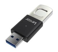 Lexar JumpDrive Fingerprint F35 PRO USB 3.0 Unità Flash 256 GB, fino a 400 MB/s in lettura/350 MB/s in Scrittura, Chiavetta USB, 10 ID impronte digitali consentiti, MemoryStick (LJDF35P256G-RNBNG)