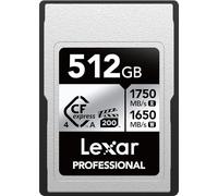 Lexar LCAEXS4512G-RNENU - Scheda di memoria professionale CFexpress tipo A Silver 4.0 da 512 GB, per fotografi, videografi, fino a max 1750/1650 MB/s, video 8K