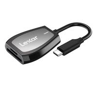 Lexar Lettore a doppia fessura Professional con connettore USB-C per schede SD e microSD UHS-I, nero