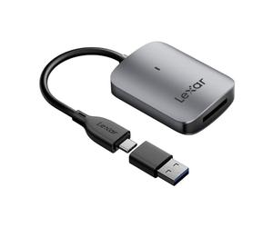 Lexar Lettore di schede CFexpress Tipo A RW515 | Fino a 900 MB/s, USB 3.2 Gen 2, Cavo USB-C incluso, Adattatore USB-C a USB-A