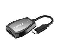 Lexar Lettore professionale USB 3.2 Type-C a doppio slot, supporta schede SD e microSD UHS-II, lettura fino a 312 MB/s (LRW470U-RNHNU)