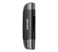 Lexar Lettore LRW310 doppio slot SD/microSD USB 3.1 A + C